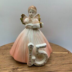 Josef Originals Vintage 15th Birthday Angel Ceramic Figurine